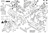 Bosch 3 601 F64 071 GKS 55 Circular hand saw 230 V / GB Spare Parts GKS55